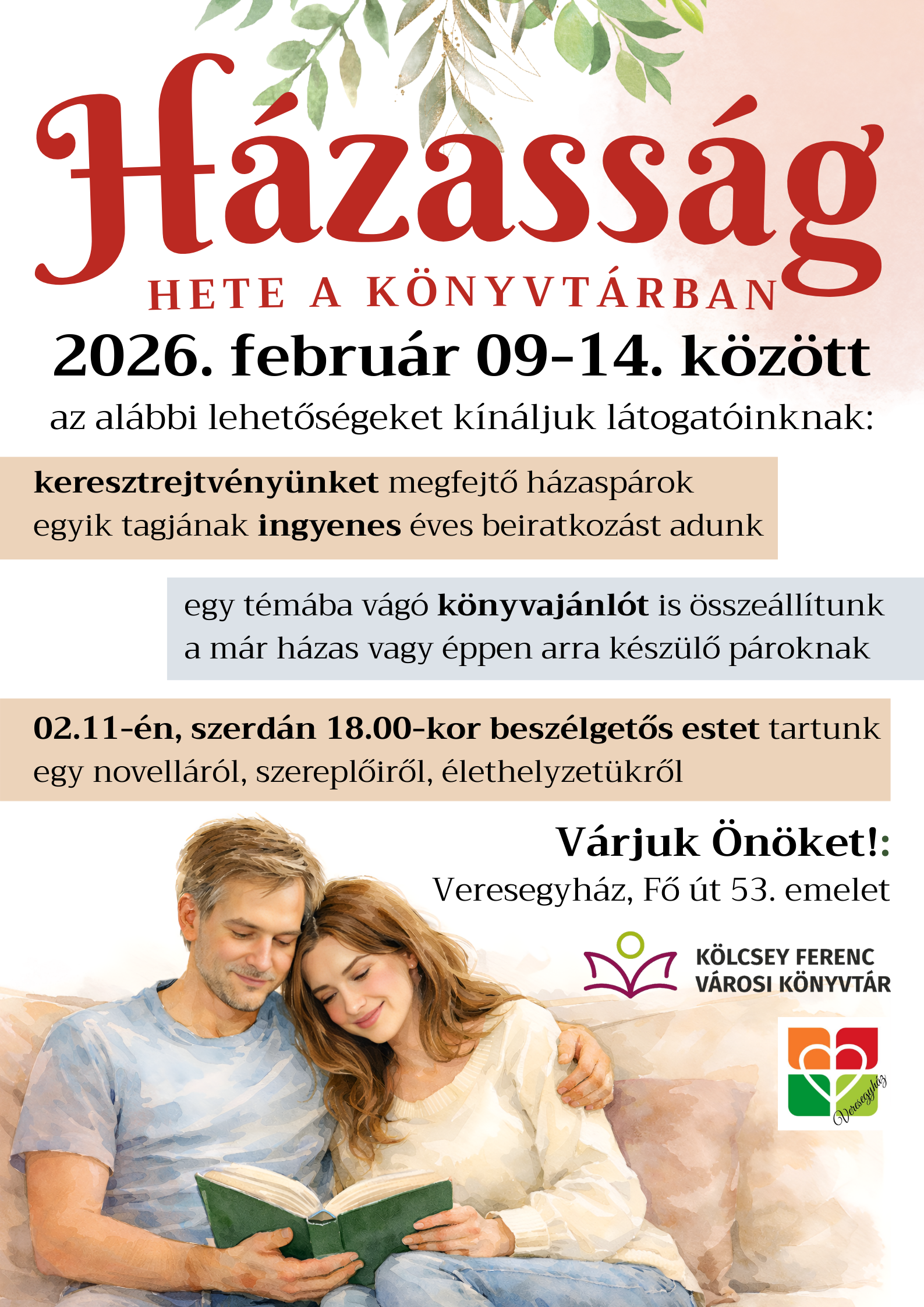 Házasság hete a Könyvtárban