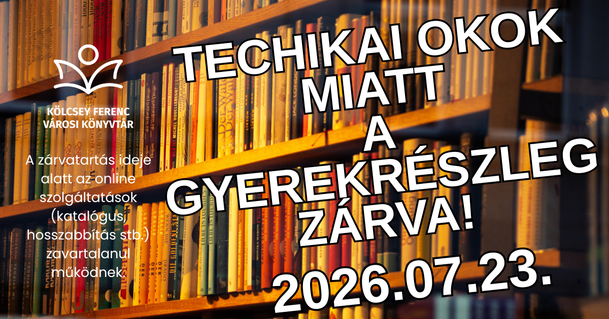 A gyermekrészleg zárva
