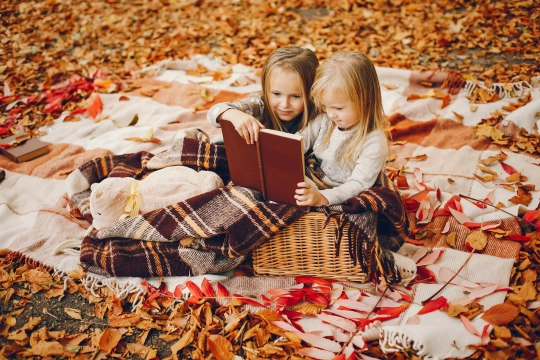 cute-little-girls-autumn-park